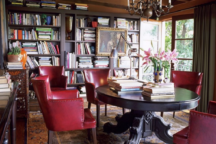 curtains-home-library