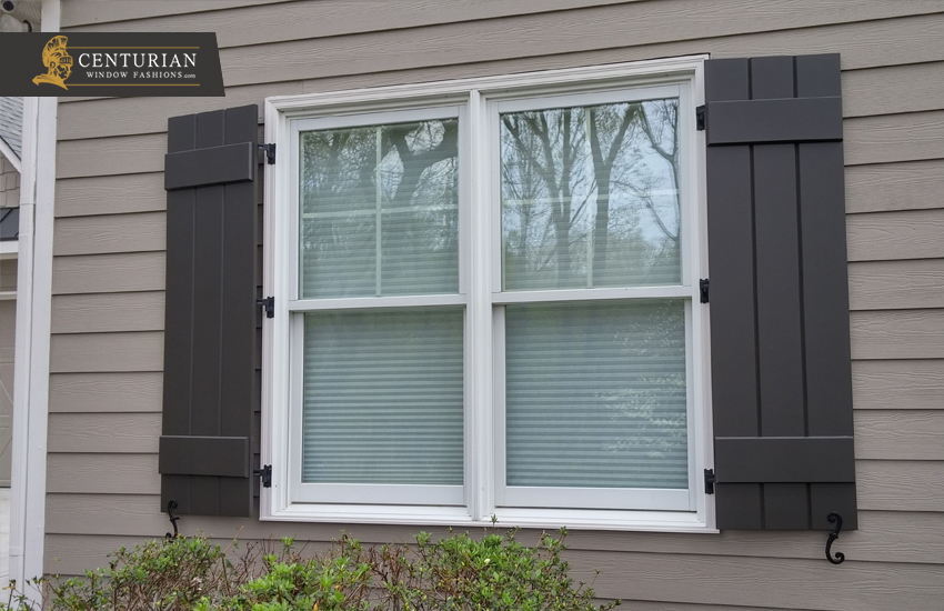 Exterior Window Shutters – Board and Batten
