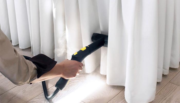 Dry clean your curtains