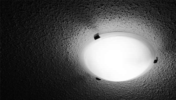Popcorn ceiling