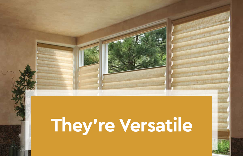 Roman Shades are Versatile