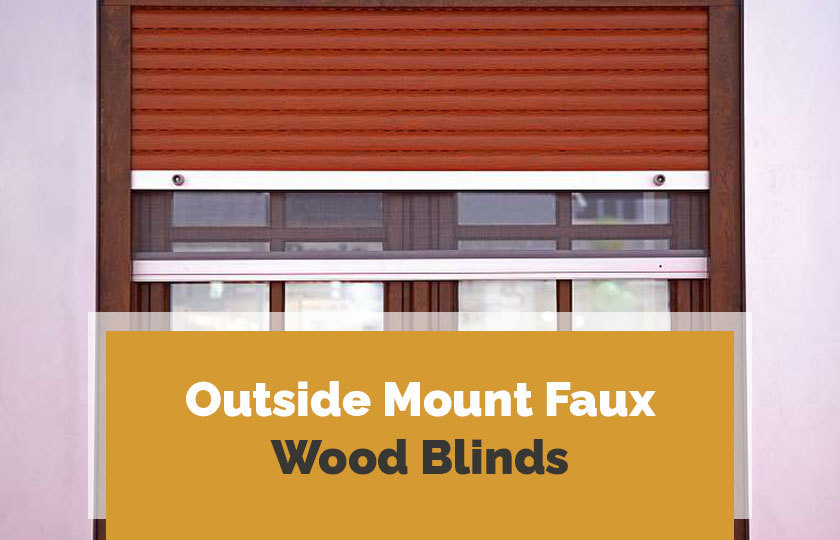 Mount Faux Wood Blinds in Mississauga